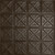 Criss-Cross - Hand Painted - Tin Ceiling Tile - #205 - 24"x24" - Knights Armor