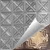 Criss-Cross - Hand Painted - Tin Ceiling Tile - #205 - 24"x24" - Bronzed Gold (This is reference for Finish only not the design)