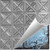 Criss-Cross - Hand Painted - Tin Ceiling Tile - #205 - 24"x24" - Shabby Chic Blue
(This is reference for Finish only not the design)