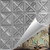 Criss-Cross - Hand Painted - Tin Ceiling Tile - #205 - 24"x24" - Shabby Chic Metallic Gold (This is reference for Finish only not the design)