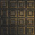 5th Avenue - Hand Painted - Wall and Ceiling Patterns - #204 - 24"x24" - Midnight Gold