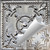Bourbon - Hand Painted - Tin Ceiling Tile - #520 - 24"x24" - Steel Rust (This is reference for Finish only not the design)
