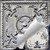 Bourbon - Hand Painted - Tin Ceiling Tile - #520 - 24"x24" - Shabby Chic Cream (This is reference for Finish only not the design)