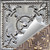 Bourbon - Hand Painted - Tin Ceiling Tile - #520 - 24"x24" - Espresso Gold (This is reference for Finish only not the design)