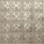 Florentine - Hand Painted - Tin Ceiling Tile - #210 - 24"x24" - Antique Cream