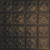 Florentine - Hand Painted - Tin Ceiling Tile - #210 - 24"x24" - Antique Rustic Black
