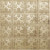 Florentine - Hand Painted - Tin Ceiling Tile - #210 - 24"x24" - Antique White