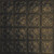 Florentine - Hand Painted - Tin Ceiling Tile - #210 - 24"x24" - Midnight Gold