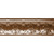 Moonlit Seashore - Hand Painted Tin Cornice - 6.4 in. Wide 48 in. Long - #705 - Antique Copper