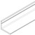 Ceiling Connex - 92 in - Wall L Support - White