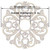 Vine Maze - FAD Hand Painted Ceiling Medallion 24 in - #CCMF-042  in measurement