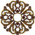 Vine Maze - FAD Hand Painted Ceiling Medallion 24 in - #CCMF-042