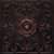 Venice - Faux Tin Ceiling Tile - 24" x 24" - #511 - Antique Rosewood