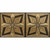 Faux Tin Ceiling Tile - Glue Up - 24" x 48" - #508 - Antique Gold