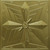 Faux Tin Ceiling Tile - Glue Up - 24" x 24" - #508 - Brass