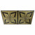 Faux Tin Ceiling Tile - Glue Up - 24" x 48" - #508 - Antique Brass - Side View