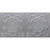 Faux Tin Ceiling Tile - Glue Up - 24" x 48" - #509 - Silver