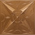Faux Tin Ceiling Tile - Glue Up - 24" x 24" - #510 - Copper