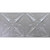Faux Tin Ceiling Tile - Glue Up - 24" x 48" - #510 -  Silver