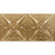 Faux Tin Ceiling Tile - Glue Up - 24" x 48" - #510 - Gold