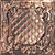 Casa Milano - Shanko Copper Ceiling Tile - 24 in x 24 in - #524 - Solid Copper
