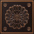 Aegean Seashell - Faux Tin Ceiling Tile - Glue Up - 24 in x 24 in - #151 - Antique Copper