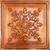Heritage Weave - Faux Tin Ceiling Tile - 24 in x 24 in - #DCT07 - Archaic Copper
