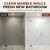Herringbone Tile - MirroFlex - Tub and Shower Walls - Marble - Before and After Image