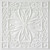 Milan - Faux Tin Ceiling Tile - 24 x 24 - #DCT 10 - White Matte