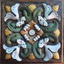 Florentine - FAD Hand Painted Ceiling Tile  - #CTF-028
