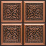 231 Antique Copper - Faux Tin Ceiling Tile