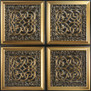 231 Antique Gold - Faux Tin Ceiling Tile
