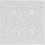 R124 Styrofoam Ceiling Tile - 20"x20" - Plain White