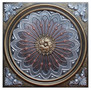 Rose Window II - FAD Hand Painted Ceiling Tile - #CTF-007-2