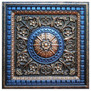 Da Vinci IV - FAD Hand Painted Ceiling Tile - #CTF-012-4
