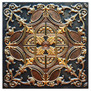 Golden Prague - FAD Hand Painted Ceiling Tile - #CTF-016