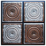 Grandma’s Doilies Quartet - FAD Hand Painted Ceiling Tile - #CTF-018