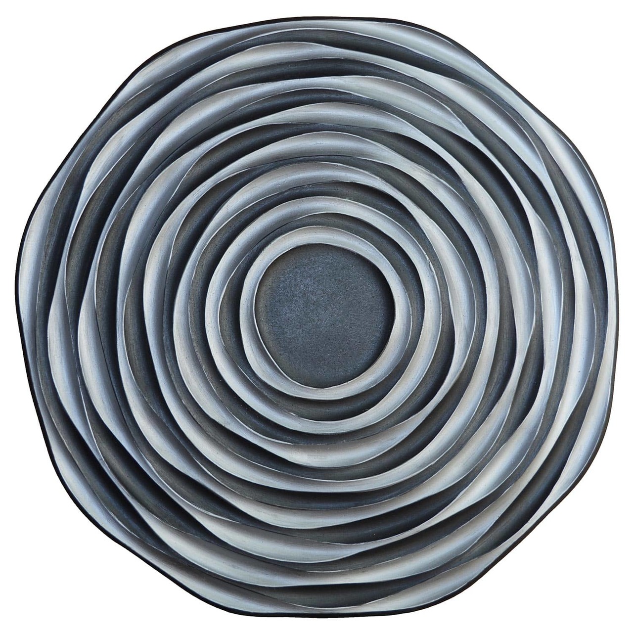Black Hole Fad Hand Painted Contemporary Ceiling Medallion