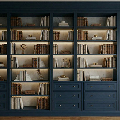 Crown Molding Bookshelf