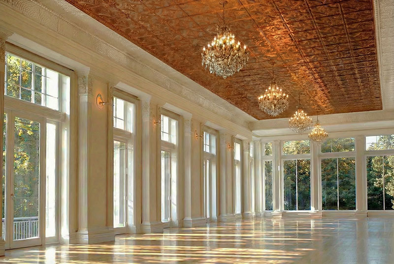 Tin Filler in Ballroom