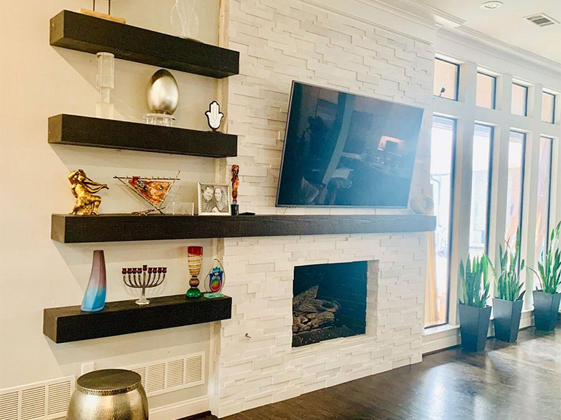 Faux Wood Beam Mahogany