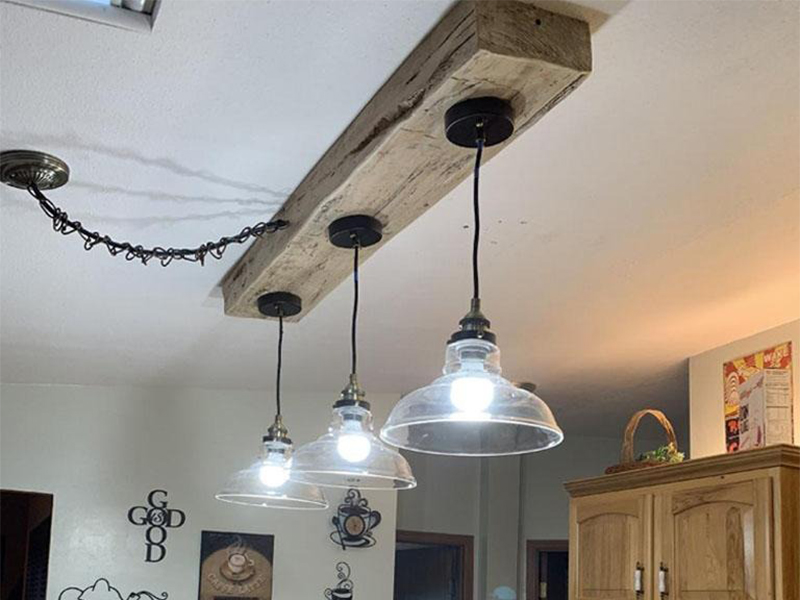 Faux Wood Burnished Pine