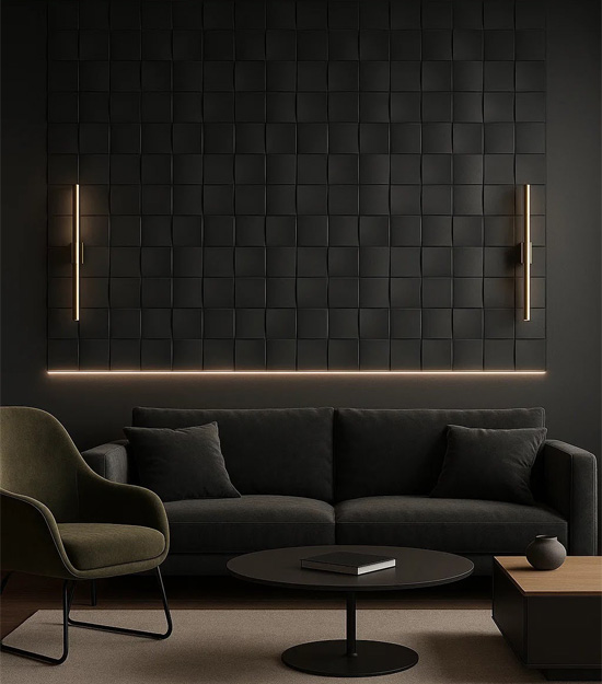 Rubik Seamless Glue-up 3D Wall Panels