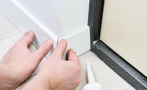 Fill A Gap Between Baseboard And Tile Floor