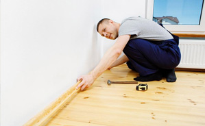 Install Baseboard Molding Without A Nail Gun