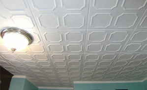 Styrofoam Ceiling Tiles Made Linda Kitchen Shine