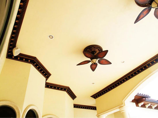 Fine Art Deco Hand Painted Crown Molding &ndash; #CMF-026