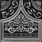 Faux Tin Ceiling Tile - Glue up - 24 in x 24 in - #373