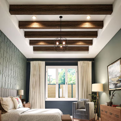 Faux Wood Beams Lifestyle Image