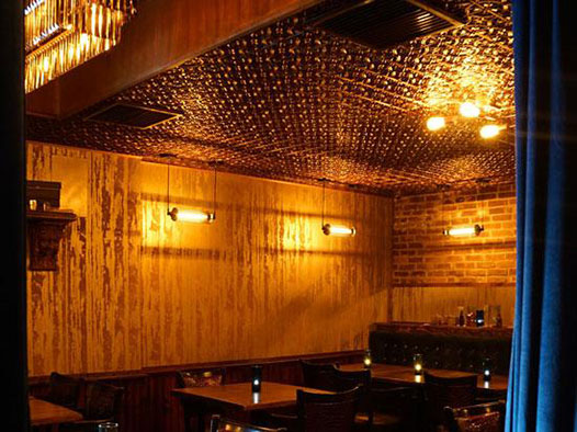 Gothic Reims - Faux Tin Ceiling Tile - 24 in x 24 in - #150 - Antique Copper Gothic Reims - Faux Tin Ceiling Tile - 24 in x 24 in - #150 - Antique Copper